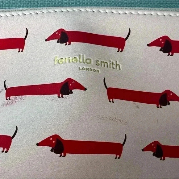 Fenella Smith London Dachshund Cosmetic Bag - Picture 2 of 11
